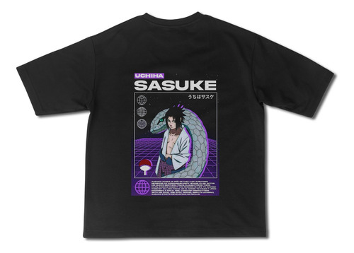 Remera Oversize Uchiha Sasuke Exclusive