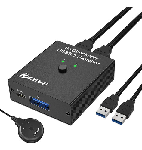 Selector De Conmutador Usb 3.0, Interruptor Usb Bidirecciona