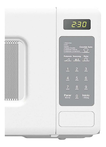 Imagen 5 de 5 de Horno De Microondas Daewoo 0.7p Blanco Kor-667dw