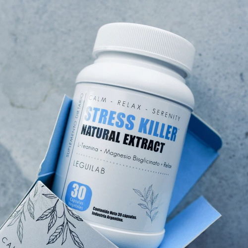Stress Killer | 60cap Magnesio Bisglicinato | L-teanina