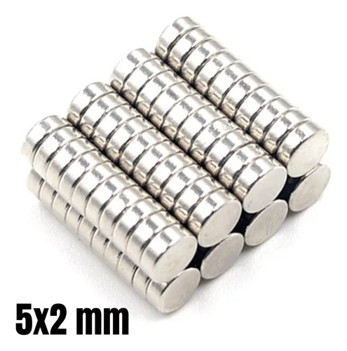 Imanes De Neodimio 5mm X 2mm / 5x2 (50 Unidades)