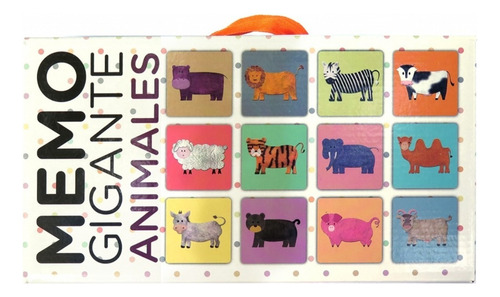 Juego Didactico Memoria 24 Piezas Animales Gigantes Clap
