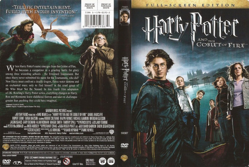 Harry Potter And The Goblet Of Fire Dvd Original