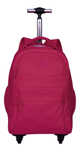 Mochila Carrinho 4 Rodas 2 Em 1 Sestini Rolling Crinkle Rosa