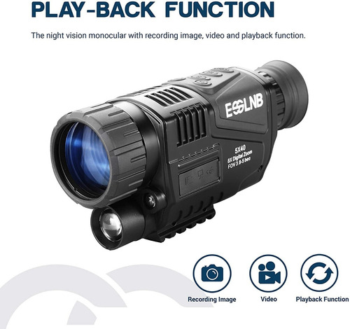Imagem 6 de 10 de Night Vision Nv600 Câmera Digital Infravermelha + Bateria