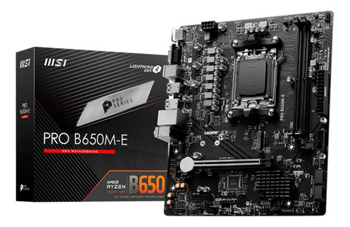 Placa Msi Pro B650 Me Preto