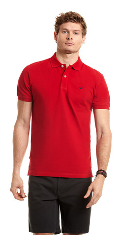 Polera Hombre Polo Básica Rojo Ferouch Ss23