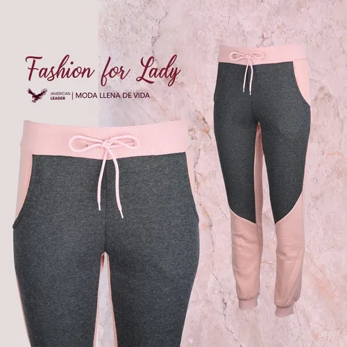 Pants Para Mujer American Leader Estilo Jogger Alta Calidad