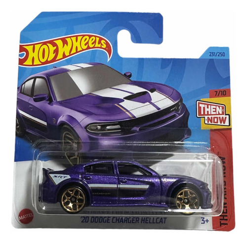 Hot Wheels Dodge Charger Hellcat Morado Blister Europeo 