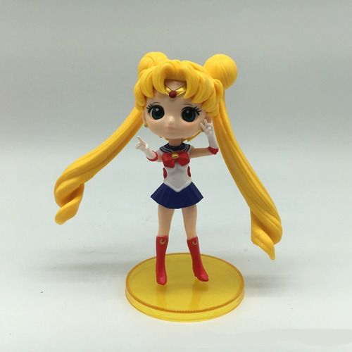 Imagen 7 de 8 de Sailor Moon - Set De 6 Figuras - Tipo Qposket