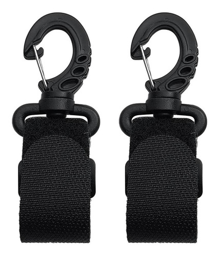 2pcs Black Paddle Clip Canoa Boating Dinghy Keeper Holder