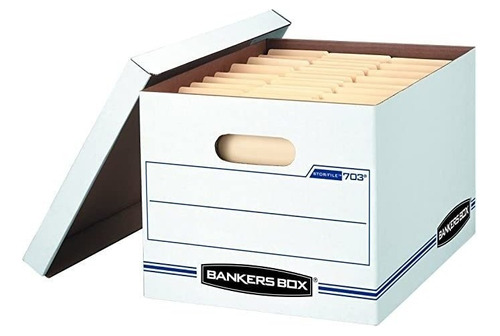 Bankers Box Stor / Archivo Cajas De Almacenamiento, Configur