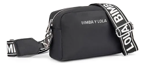 Mujer Bimba Y Lola Bolso Bandolera M Nylon Acolchado Hueso