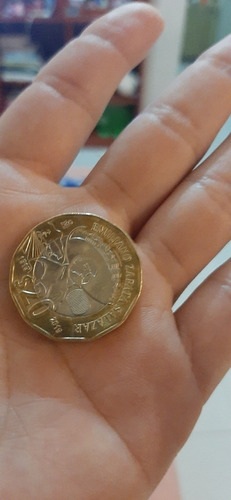 Moneda Conmemorativa De 20 Pesos Emiliano Zapata
