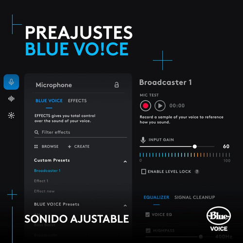 Microfone Logitech G Yeti Orb preto. Cor Preto