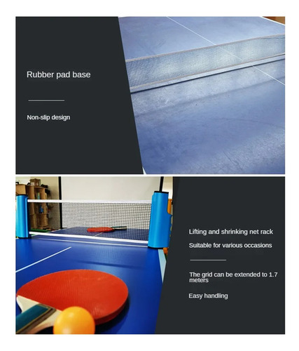 Set Combinado De Raquetas De Tenis De Mesa Portable Pillar