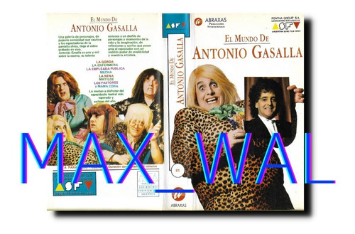 El Mundo De Antonio Gasalla Vhs Norma Pons Daniel Aráoz