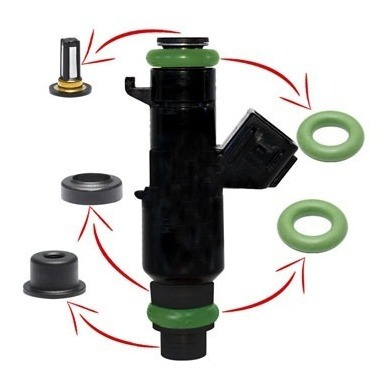 Imagem 4 de 7 de Kit Reparo Bico Injetor Civic 2007 2008 2009 2010 2011 2012