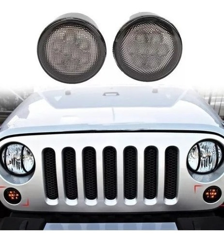 Luces Led Para Jeep Wrangler Jk Cuartos Frontales Ambar | Meses sin  intereses