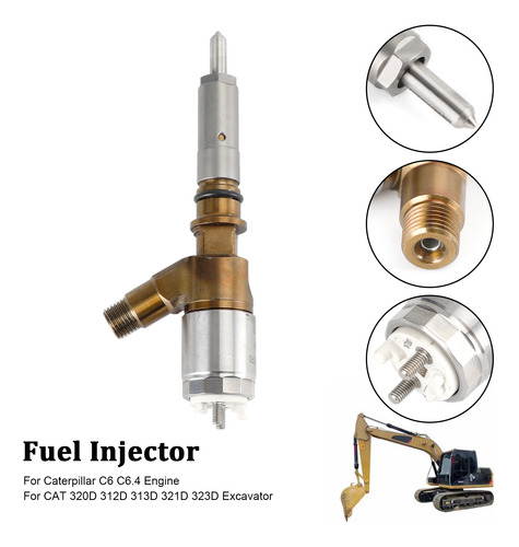 Injetor De Combustível Para Escavadeira Caterpillar C6 C6.4