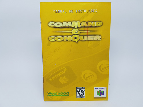 Apenas A Caixa Command & Conquer Nintendo 64 Gradiente + M. (Usado)