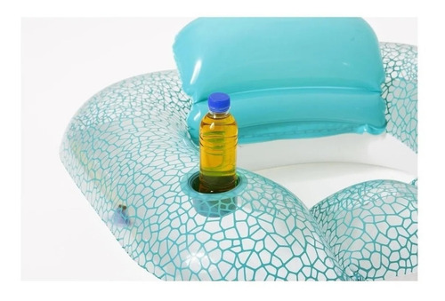 Sillon Lounge Inflable Bestway 43097 Pileta Verano Portavaso