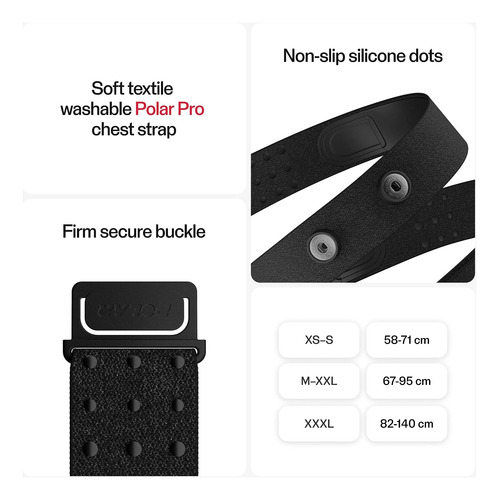 Pulsómetro Polar H10 - Ant + Bluetooth, Sensor De Fc Impe...