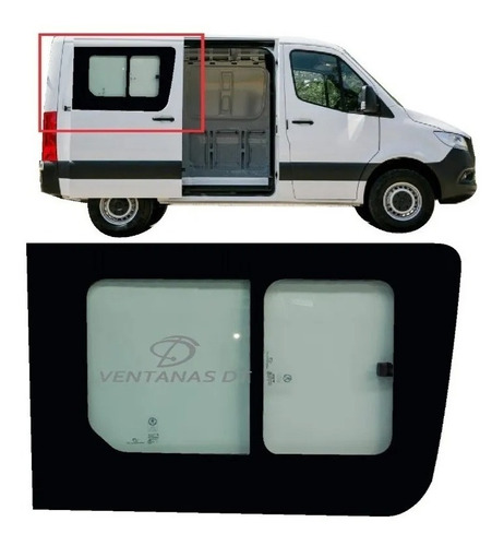 Vidrios Ventanas Sprinter 411 Utilitario Equipamientos Mixta