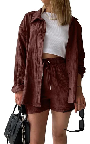Conjunto De 2 Piezas Y Algodón Para Mujer, Ropa + Pantalones