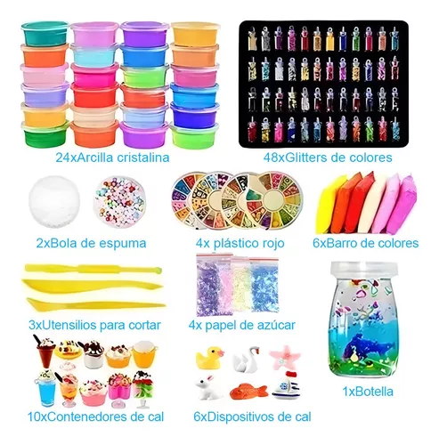 Slime Kit Arte Fabricación Para,niños,niñas,regalos,juguetes
