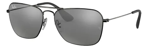 Gafas de sol Ray-Ban RB3610 talle Standard armazón polished antique black y lente grey