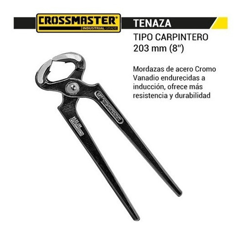 Imagen 2 de 3 de Tenaza Carpintero Profesional Crossmaster 8 (9972208)