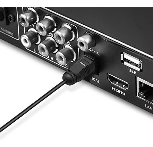 Cable Óptico Digital 6ft Tnp S/pdif Toslink Tv Soundbar