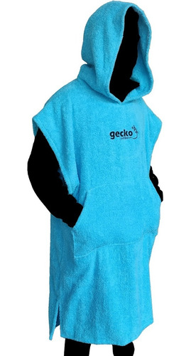 Poncho Cambiador Toalla Gecko Hombre Mujer Wind Kite Surf