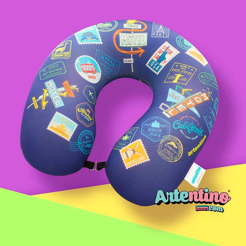 Pack Set 3 Almohada Cuello Relax Regalo Hombre Mujer Niños