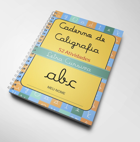 Caderno De Caligrafia Com 52 Atividades Para Praticar