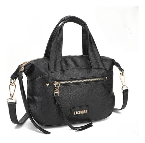 Cartera  Las Oreiro Cartera 27505 De Eco Cuero  Negra