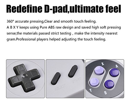 Pack 2 Controladores Usb Kiwitata Para Retro Gaming Snes