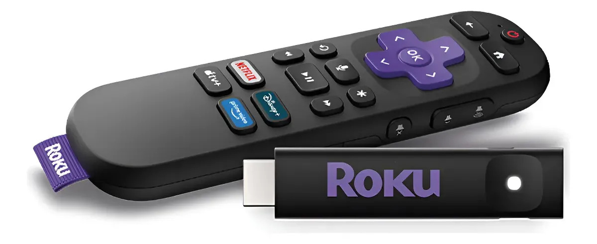 Roku Streaming Stick Hd 2025 Con Control De Voz Para Tv Negro Estándar