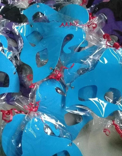 Máscara En Goma Eva Vampirina X10 Unidades Variado Mascara