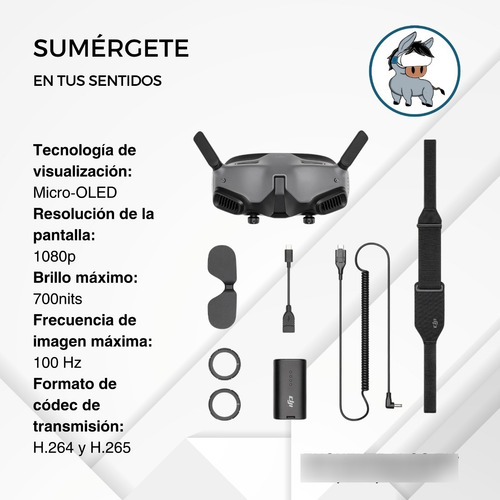 Gafas Googles Dji 2 4k Para Drones De Carrera Y Cinewhoops