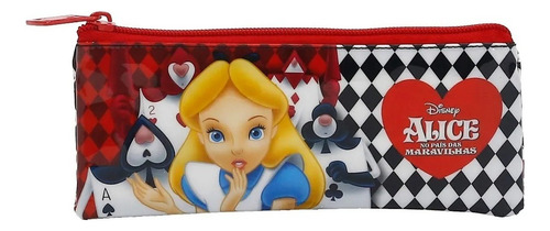 Estojo Simples Infantil Alice Emaralhada Xeryus 7526