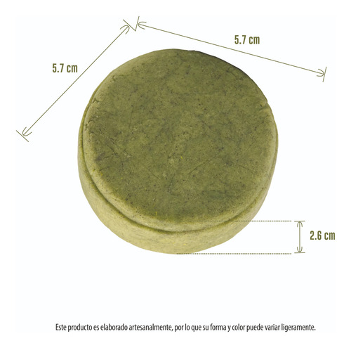 Shampoo Sólido Artesanal Aloe Vera 80 Gr Bam Boo! Lifestyle