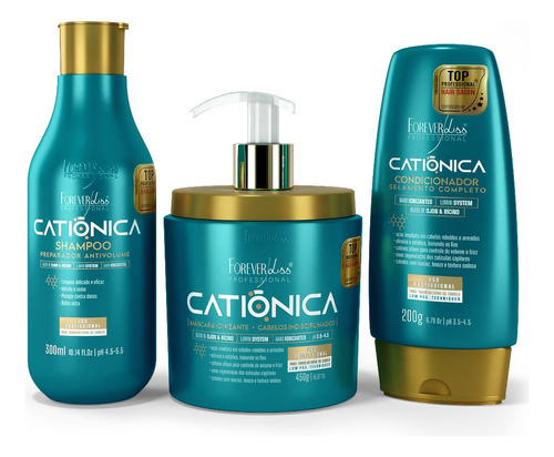 Kit Capilar Cationico-  Forever Liss 