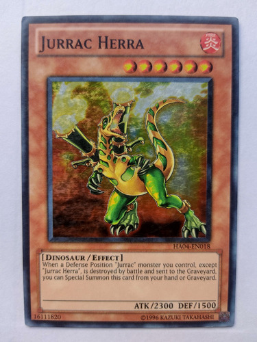 Yugioh! Tcg Jurrac Herra Ha04-en018