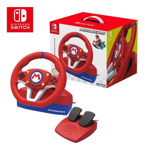 Volante Con Pedales Mario Kart Nintendo Switch Certificado 