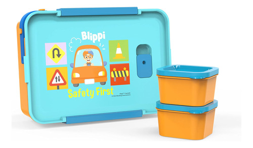 Zak Blippi Caja Bento De Plástico Reutilizable Con Sello A P