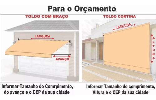 Imagem 5 de 6 de 4 Toldos Cortina Retráteis - Leia A Descrição.