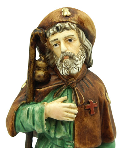 Estatua De San Roque - 20 Cm - Made In Italy 