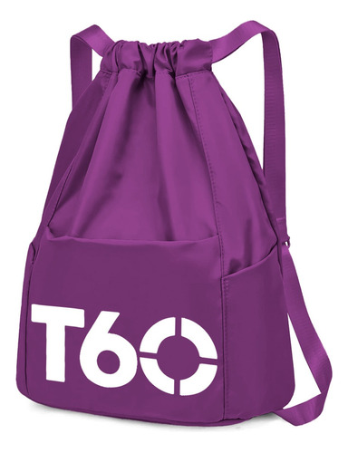 Mochila Bolsa Masculina Treino Academia Esportiva Tipo Saco Cor Vinho Desenho Do Tecido Cor